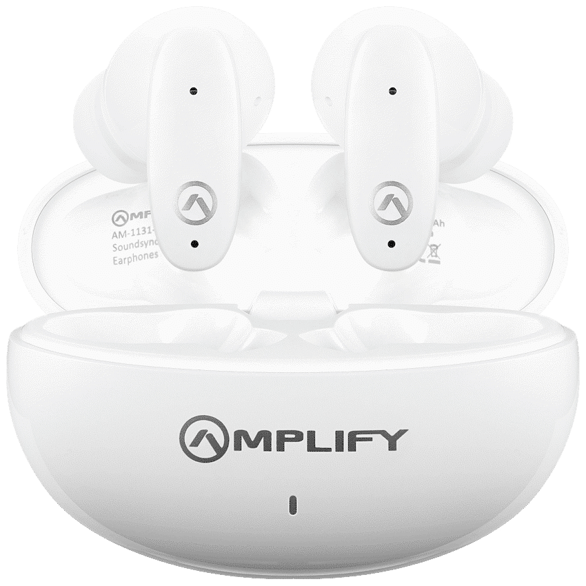 Amplify SoundSync Series True Wireless Earphones - White - Image 7