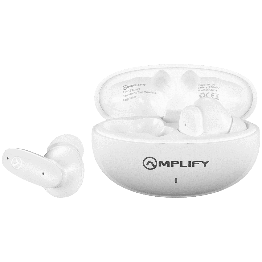 Amplify SoundSync Series True Wireless Earphones - White - Image 8