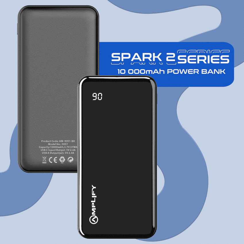 Amplify Spark 2 Series 10 000 mAh Power Bank - Black - Image 11