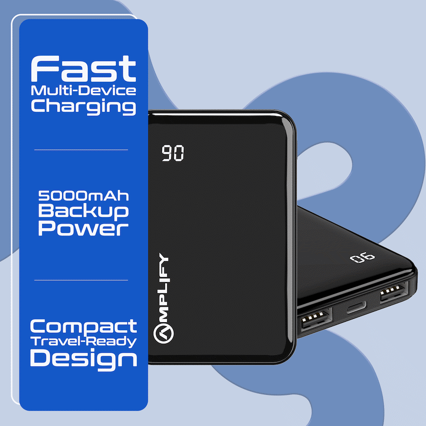 Amplify Spark 2 Series 5000 mAh Power Bank - Black - Image 9