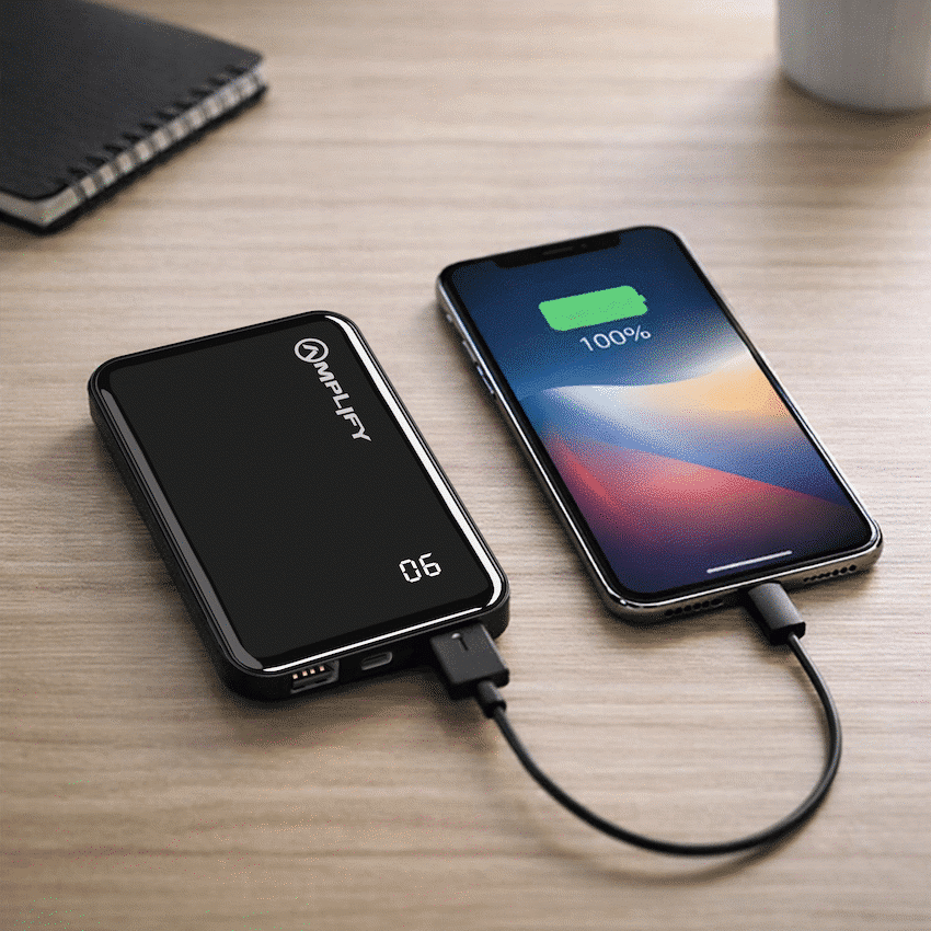 Amplify Spark 2 Series 5000 mAh Power Bank - Black - Image 10