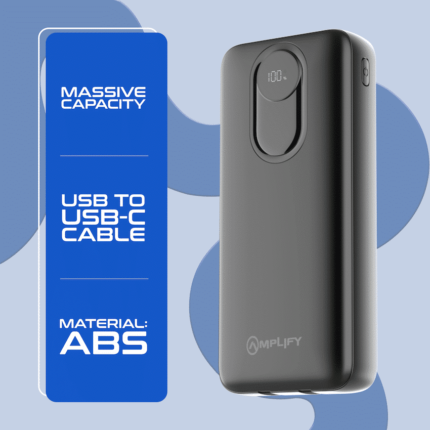 Amplify Spark 20000mah Series Power Bank - Black - Image 4