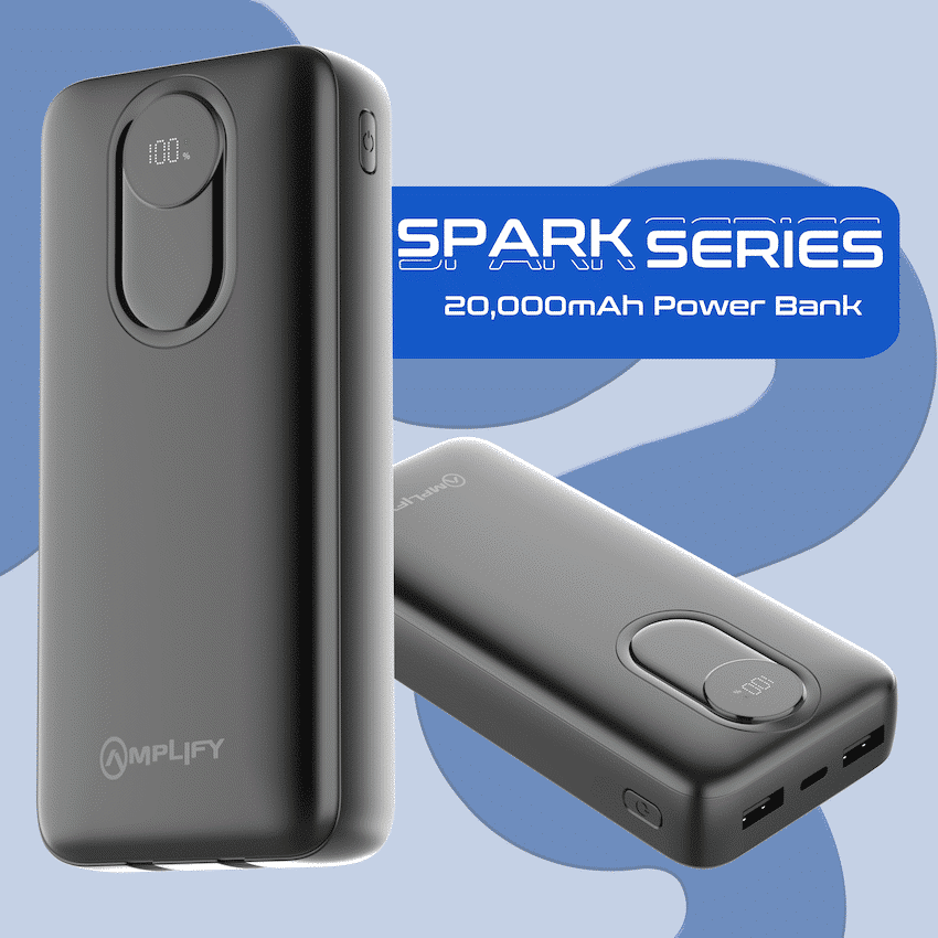 Amplify Spark 20000mah Series Power Bank - Black - Image 6