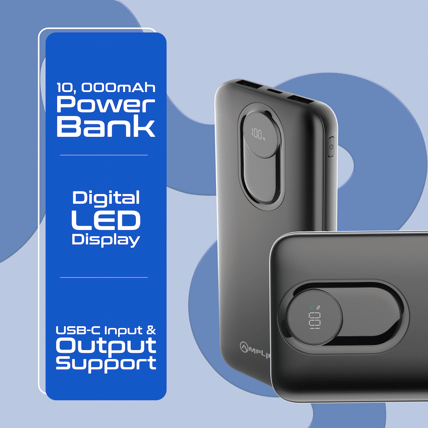 Amplify Spark Series 10000mAh Power Bank - Black - Image 4