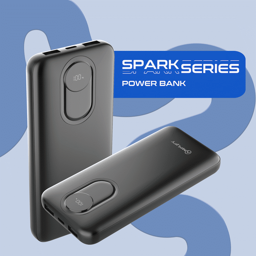 Amplify Spark Series 10000mAh Power Bank - Black - Image 5