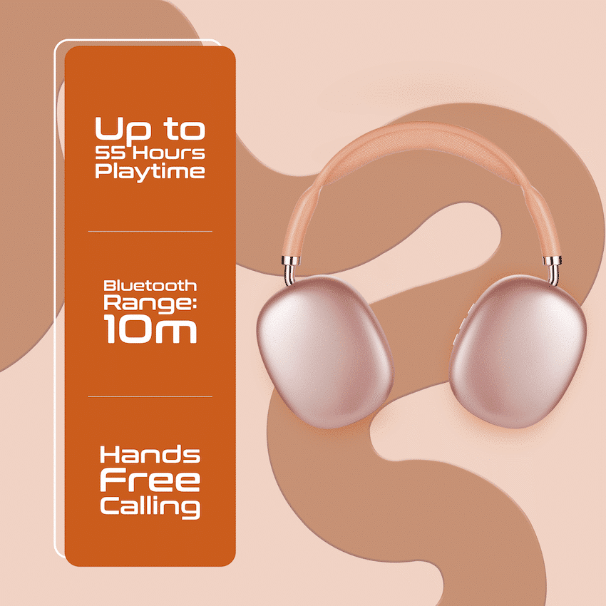 Amplify Stellar Series Bluetooth Headphones - orange - Image 4