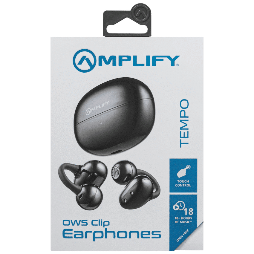 Amplify Tempo Series OWS Clip Earphone - Black - Image 11