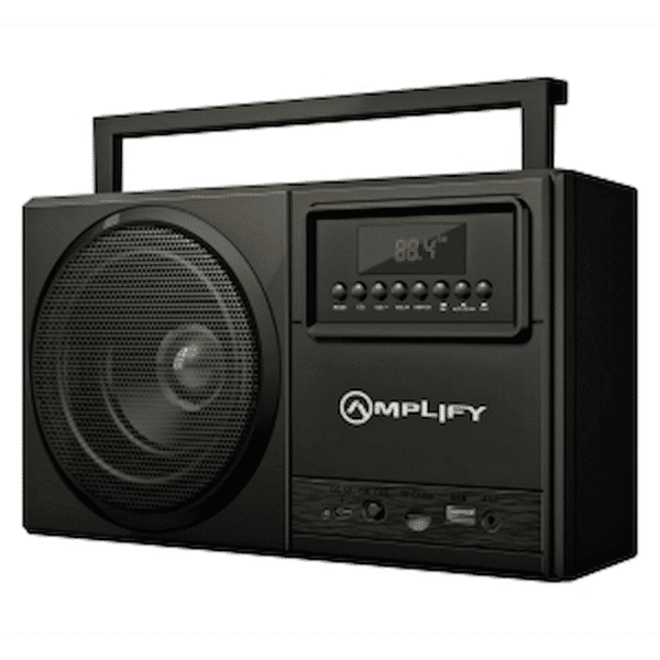 Amplify Tuner Series Bluetooth Radio – Black — Amplify Tuner Series Bluetooth Radio – Black
