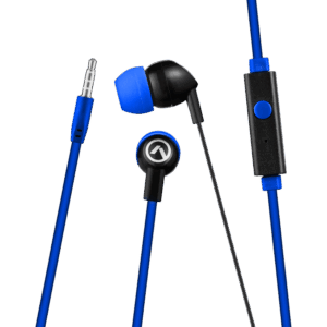 Alternative view of Amplify Vibe Series Earphones with Mic - Black and Blue