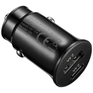 Amplify Voltix Series 12W Dual USB and USB-C Car Charger