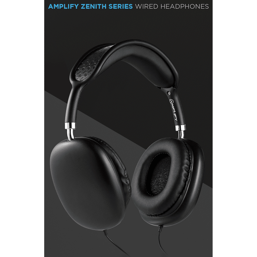 Amplify Zenith Series Aux Headphones - Black - Image 7