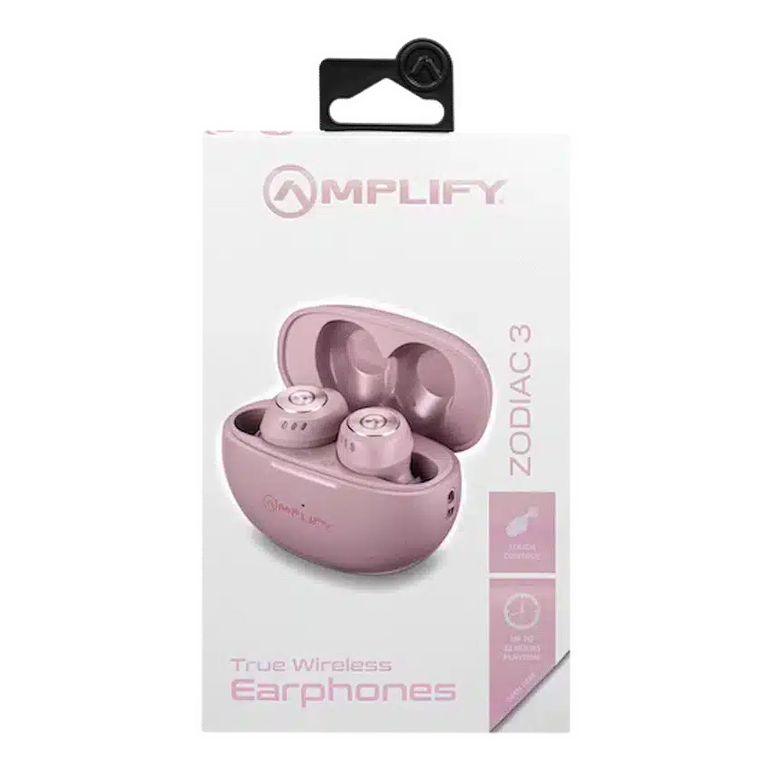 Amplify Zodiac 3 True Wireless Earphones - Pink - Image 3