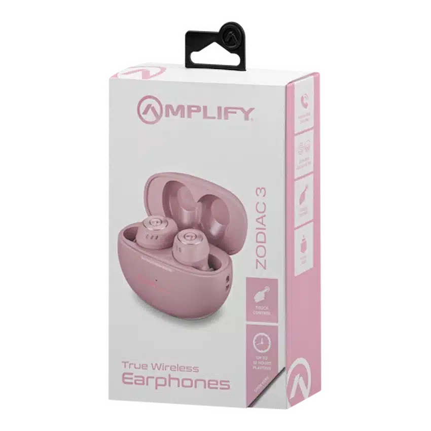 Amplify Zodiac 3 True Wireless Earphones - Pink - Image 5