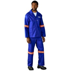 Alternative view of Artisan Premium 100% Cotton Jacket - Reflective Arms - Orange Tape