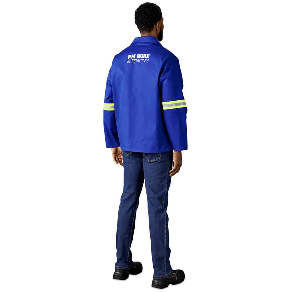 Artisan Premium 100% Cotton Jacket - Reflective Arms - Yellow Tape - Image 27