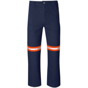 Artisan Premium 100% Cotton Pants – Reflective Legs – Orange Tape