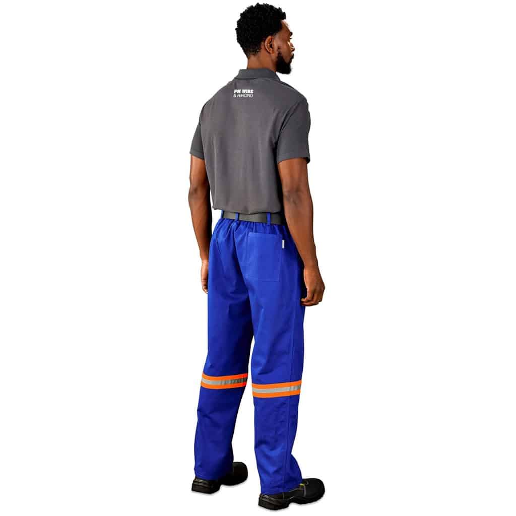 Artisan Premium 100% Cotton Pants - Reflective Legs - Orange Tape - Image 5