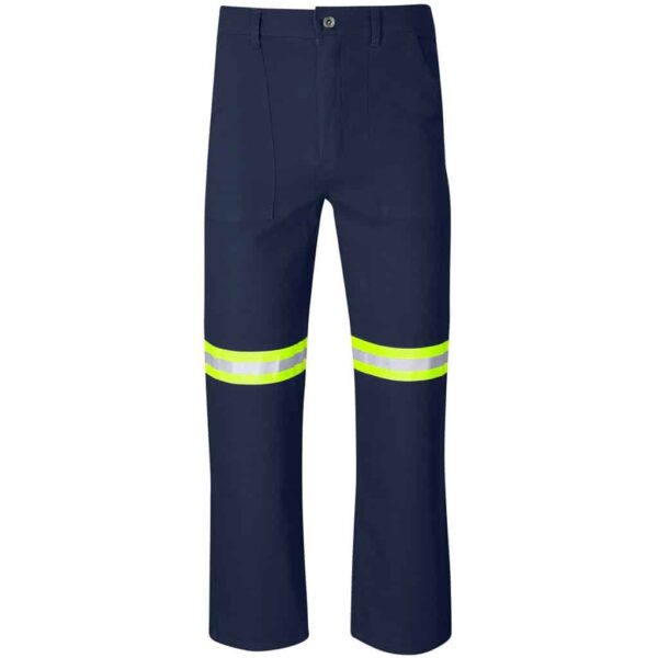 Artisan Premium 100% Cotton Pants – Reflective Legs – Yellow Tape — Artisan Premium 100% Cotton Pants – Reflective Legs – Yellow Tape