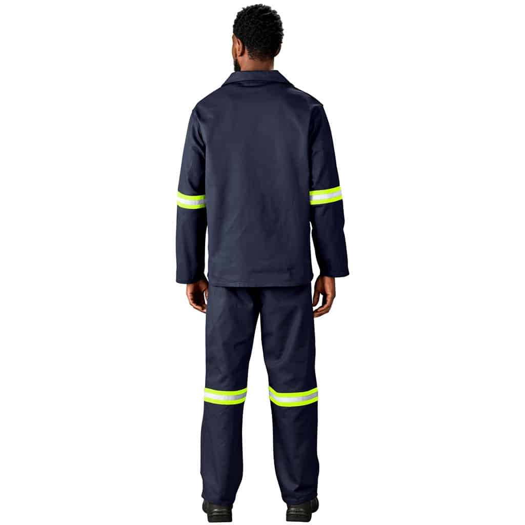 Artisan Premium 100% Cotton Pants - Reflective Legs - Yellow Tape - Image 7