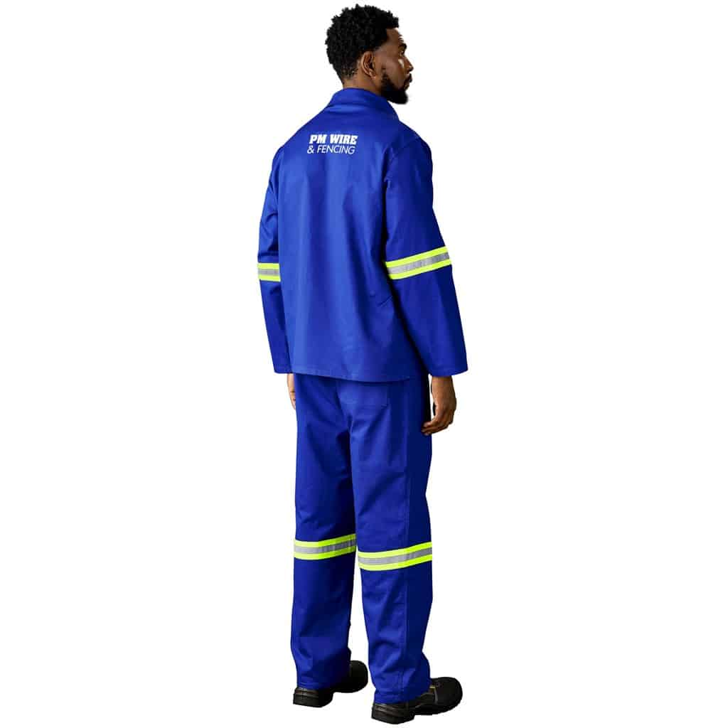 Artisan Premium 100% Cotton Pants - Reflective Legs - Yellow Tape - Image 15