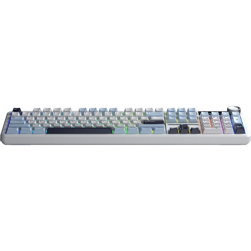 Aula Mechanical Gasket LCD Full Keyboard Multimode - Black/Grey - Image 4
