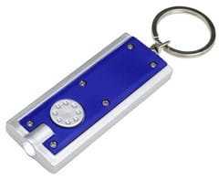 Alternative view of Rectangle Torch Keyring