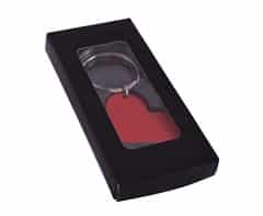 Alternative view of Red Heart Keyring
