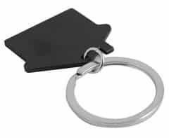Alternative view of House Shape Keyring