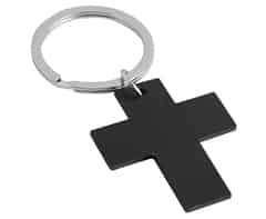 Alternative view of Cross Shape Keyring