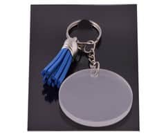 Alternative view of Acrylic Keychain with Tassles