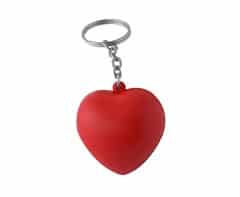 Heart Stress Ball Keyring