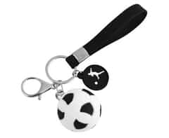 Alternative view of Goal-Kick Soccer Ball Keychain