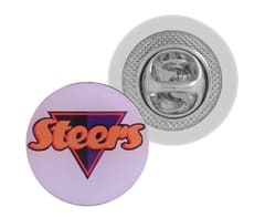 Alternative view of Lapel Badge Pin Clip - STD Size (20mm x 20mm)