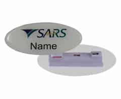 Alternative view of Name Badge Pin Clip - STD Size (60mm x 20mm)