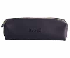Alternative view of Noted PU Slim Pencil Case [Black]