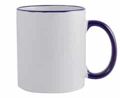 Alternative view of Sublimation Rim Mug