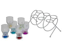 Alternative view of Spiral Stand & Shot Glasses