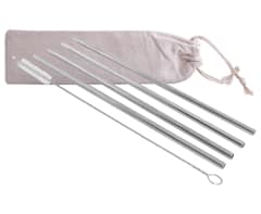 5-Piece SS Straws & Pipe Cleaner — 5-Piece SS Straws & Pipe Cleaner