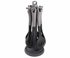 6-Piece Kitchen Utensils & Rotating Stand — 6-Piece Kitchen Utensils & Rotating Stand