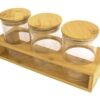 3-Piece Storage Jars & Stand — 3-Piece Storage Jars & Stand