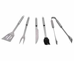 Alternative view of 5-Piece Stainless Steel Braai Set