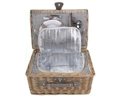Alternative view of 2-Person Wicker Picnic Basket