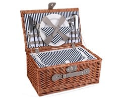 4-Person Wicker Picnic Basket — 4-Person Wicker Picnic Basket