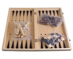 Alternative view of 39cm Chess & Backgammon & Checkers Set