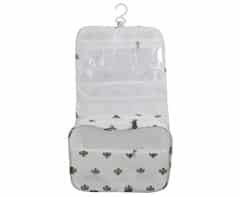 Velcro Hanging Toiletry Bag (Cactus Print)