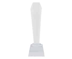 Alternative view of Large Pillar Crystal Award