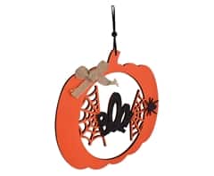 Alternative view of Halloween Pumpkin & Spider Decoration