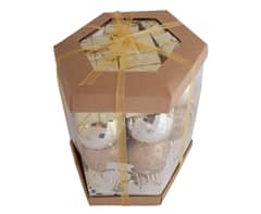 Alternative view of Gold Christmas Baubles & Gift Box Set