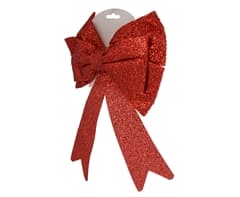 Alternative view of Red Christmas Glitter Bow