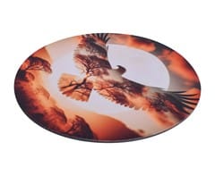 Alternative view of Sublimation Round Mouse Pad